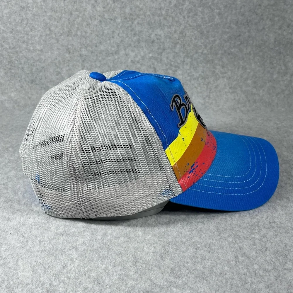 Ford Bronco Retro Adult Unisex Distressed Trucker Hat Snapback Cap One Size OSFM